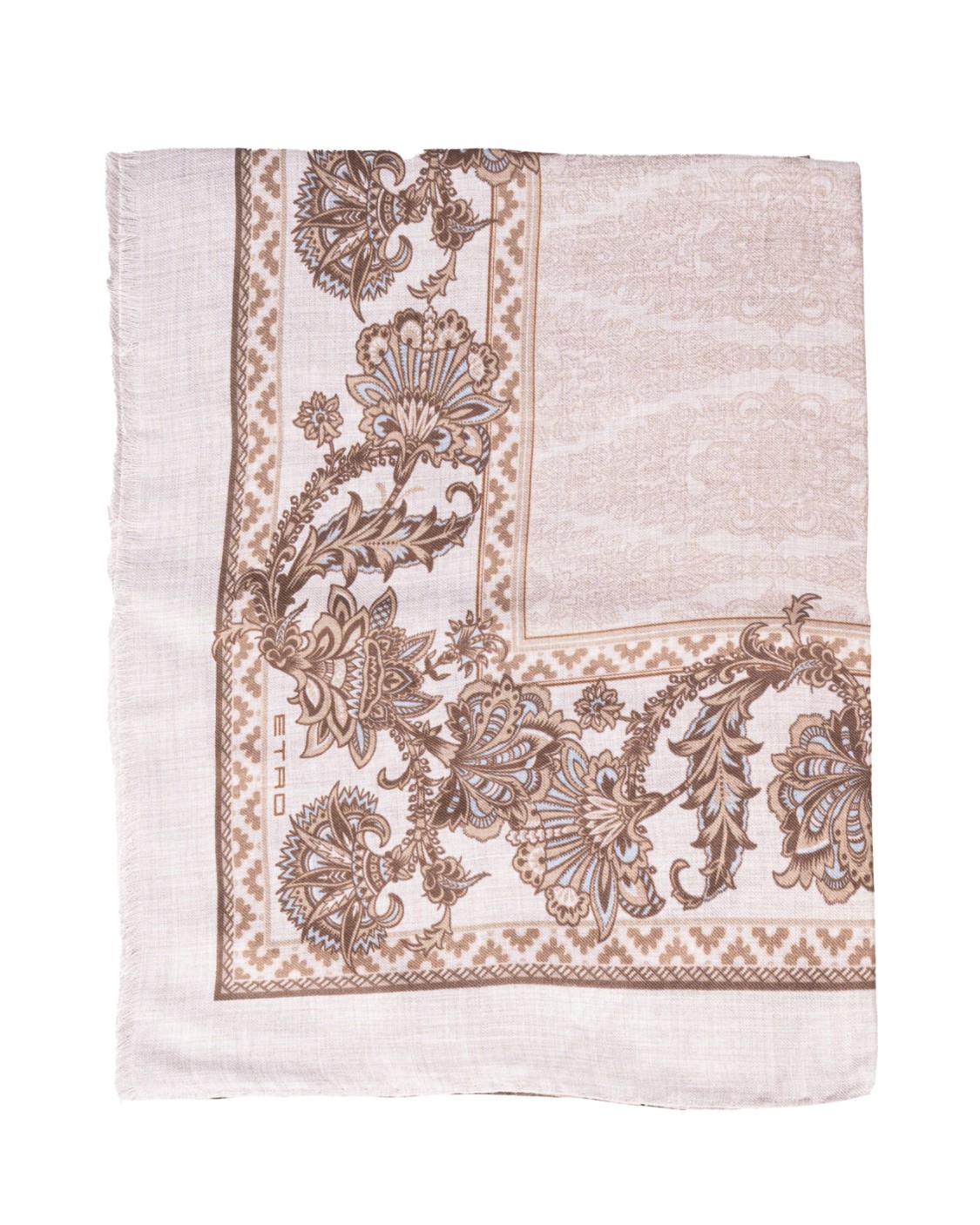 shop ETRO  Sciarpa: Etro sciarpa con medaglione e fiori.
Sciarpa con un motivo medaglioni incorniciato da una fantasia floreale.
Rifiniscono l'accessorio i lati corti leggermente sfrangiati.
Dimensioni: 88 x 180 cm.
Composizione: 100% modal.
Made in Italy.. MATA0050 AK816-X0820 number 5815570